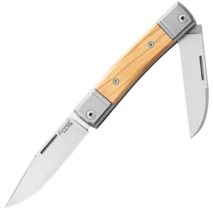 lionSTEEL BESTMAN 2 Olive Wood - Brown / Silver