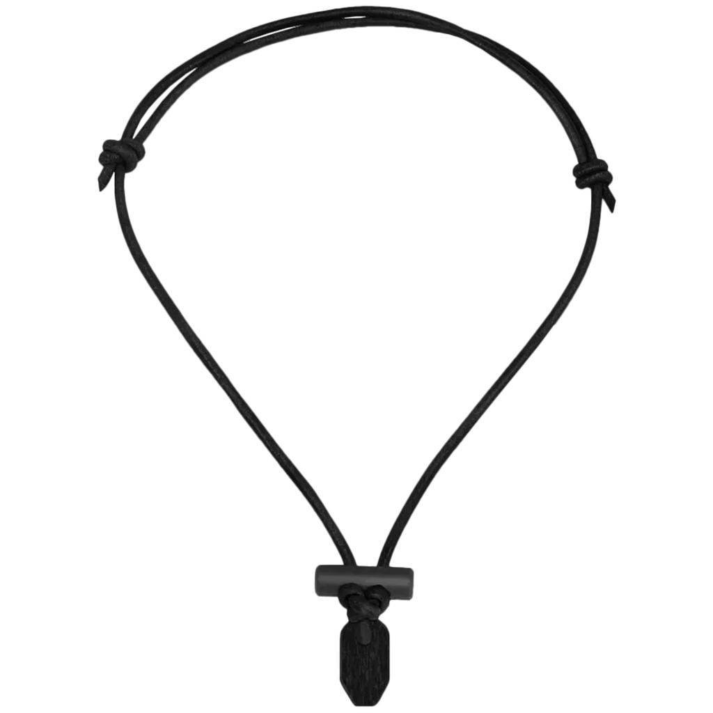 Wazoo Survival Gear Bushcraft Necklace - Black/Brown