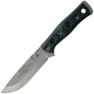 TOPS BROS 154 Stainless, Blue/Black G-10 Handles