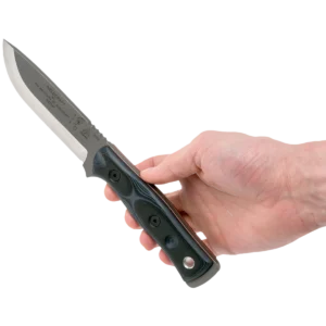 Alternative view of TOPS BROS 154 Stainless, Blue/Black G-10 Handles