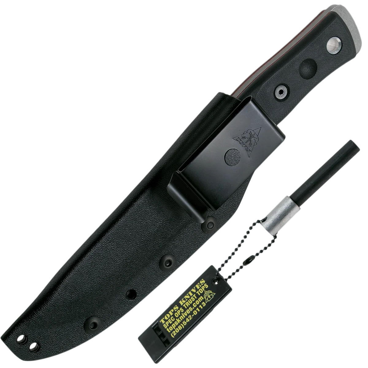 TOPS BROS 154 Stainless, Black G-10 Handles - Image 2