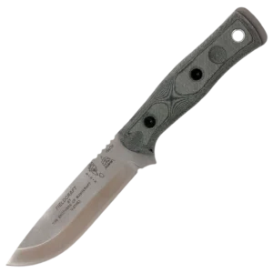 TOPS BROS 154 Stainless, Black Linen Micarta