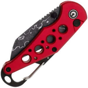 Alternative view of Civivi Pragma 2.2" Damascus/ Red Aluminium