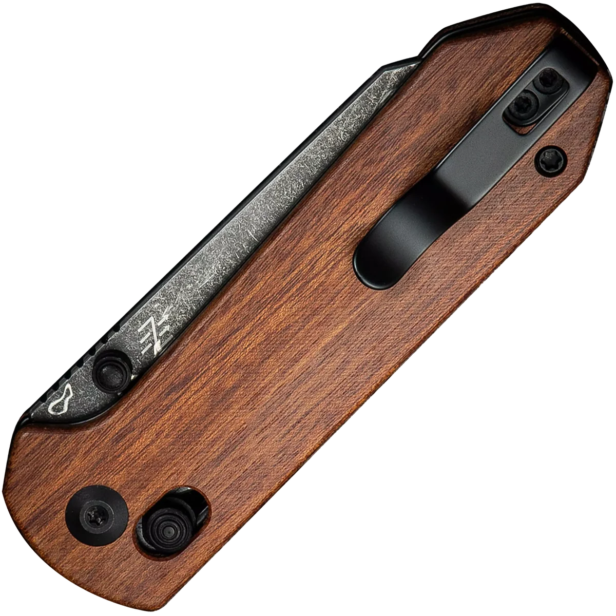 Civivi Yonder 2.88" Damascus/ Guibourtia Wood - Image 2
