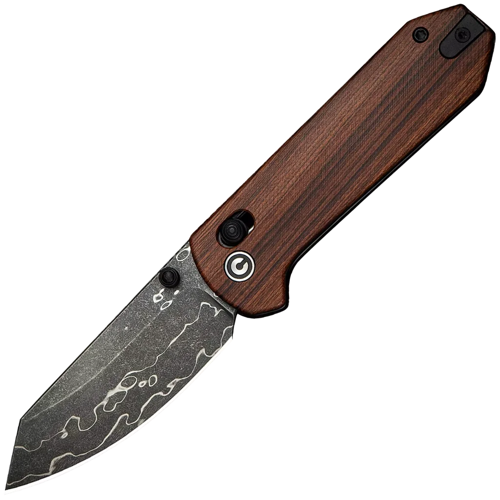 Civivi Yonder 2.88" Damascus/ Guibourtia Wood