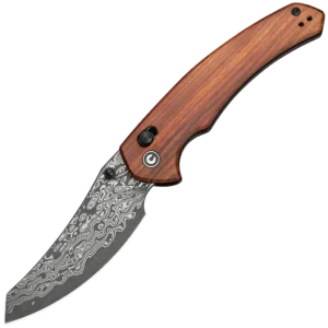 Civivi Sixgill 3.41" Damascus - Guibourtia Wood Handle