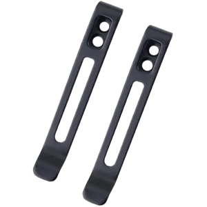 Civivi 2PCS Deep Carry Pocket Clip for EDC Knife with Recessed Screw Hole, NO Screws Included