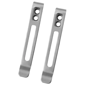 Civivi 2PCS Deep Carry Pocket Clip for EDC Knife with Recessed Screw Hole, NO Screws Included