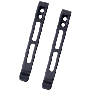 Civivi 2PCS Deep Carry Pocket Clip for EDC Knife with Recessed Screw Hole, NO Screws Included