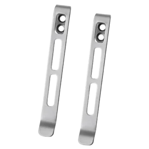 Civivi 2PCS Deep Carry Pocket Clip for EDC Knife with Recessed Screw Hole, NO Screws Included