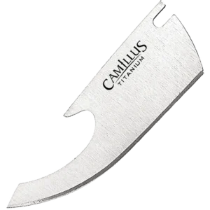 Camillus TigerSharp® Titanium Nitride Bonded® Folding Smooth Replacement Blades, 2 pcs. (for 18562, 18563, 18564)