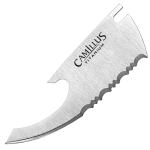 Camillus TigerSharp® Titanium Nitride Bonded Folding Serrated Replacement Blades, 2 pcs. (for 18562, 18563, 18564)