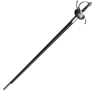 Alternative view of Cold Steel Ribbed Shell Swept Hilt Rapier