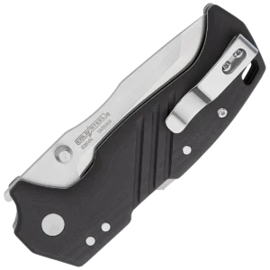 Alternative view of Cold Steel 3.5" ENGAGE S35VN / TANTO / 3.8MM THICK / STRAIGHT EDGE SATIN STEEL / BLACK GFN HANDLE