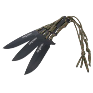 Alternative view of Cold Steel THROWING KNIVES / 4.4" DROP POINT BLADE / BLACK (3 PACK)