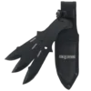 Cold Steel THROWING KNIVES / 8" OVERALL / CLIP POINT BLACK (3 PACK)