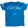 Cold Steel Cross Guard Blue T-Shirt for Women (XL)