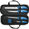 Cuda Knife Set with Sharpener & Case