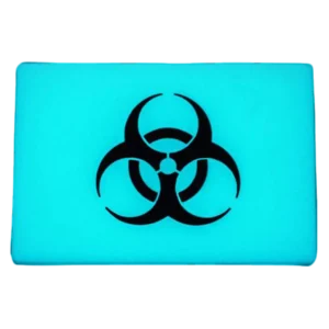 TEC Accessories Inc Embrite Morale Patch, Beacon, Biohazard, Aqua