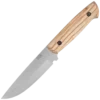 ZA-PAS Explorer, 80CrV2, Ash Wood Handle & Black Leather Sheath