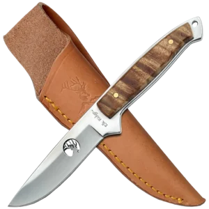 Elk Ridge Maple Burl Fixed Blade Knife