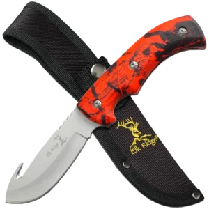 Elk Ridge Red Camo Fixed Blade Knife