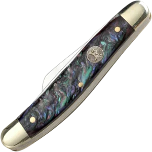 Alternative view of Elk Ridge Faux Abalone Stockman