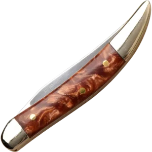Alternative view of Elk Ridge Folding Knife w/Nickel Bolsters