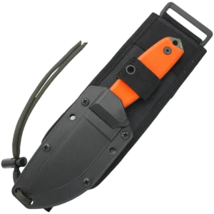 Alternative view of ESEE-3P-MB-OD, Plain Edge (Orange) w/Molle Back