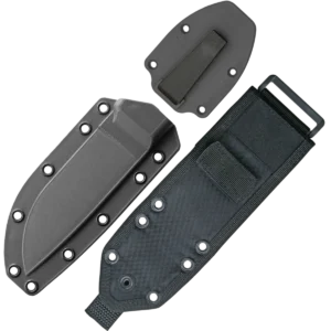 Alternative view of ESEE-4P-MB-OD, Plain Edge (Orange) w/Molle Back