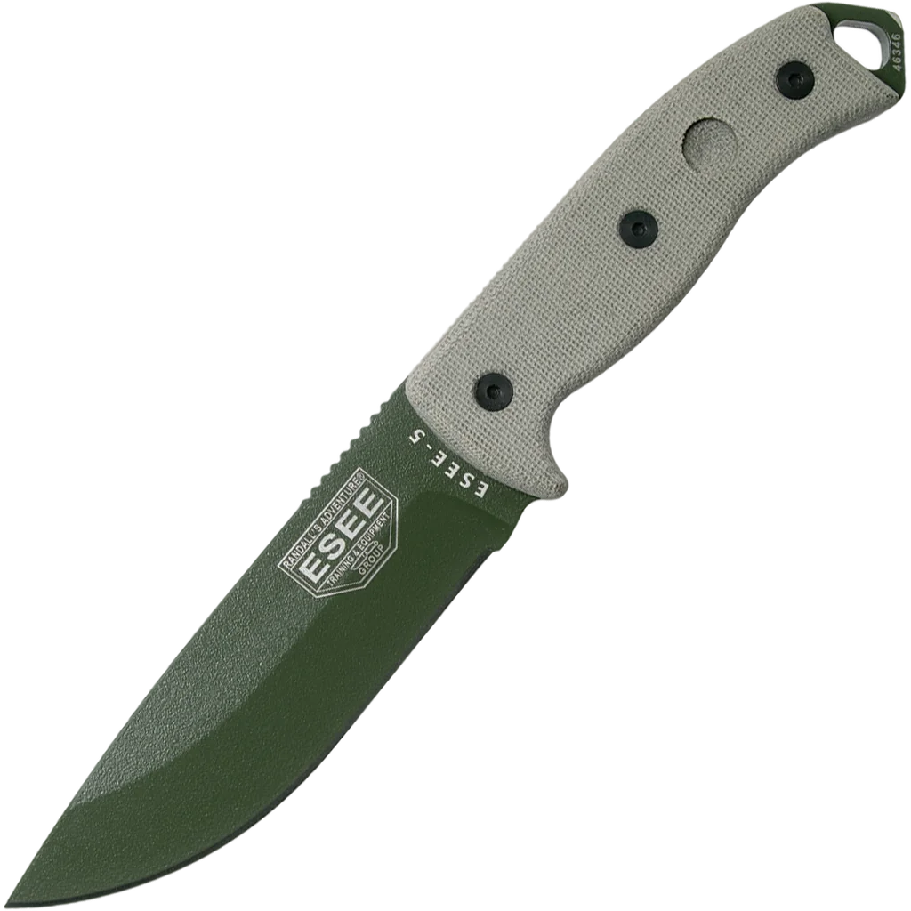 ESEE-5P-OD-E, Plain Edge, OD Blade