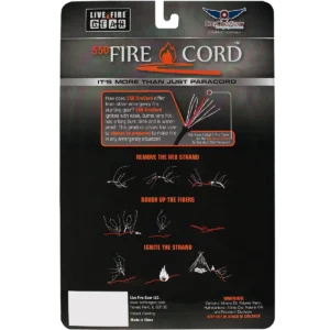 Alternative view of Live Fire Gear 550 FireCord Foliage Green 100 Feet