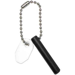 Wazoo Survival Gear Fire Starter Keychain - Ceramic Scraper