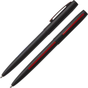 Fisher Space Pen Non-Reflective Matte Black Fireman Cap-O-Matic Space Pen