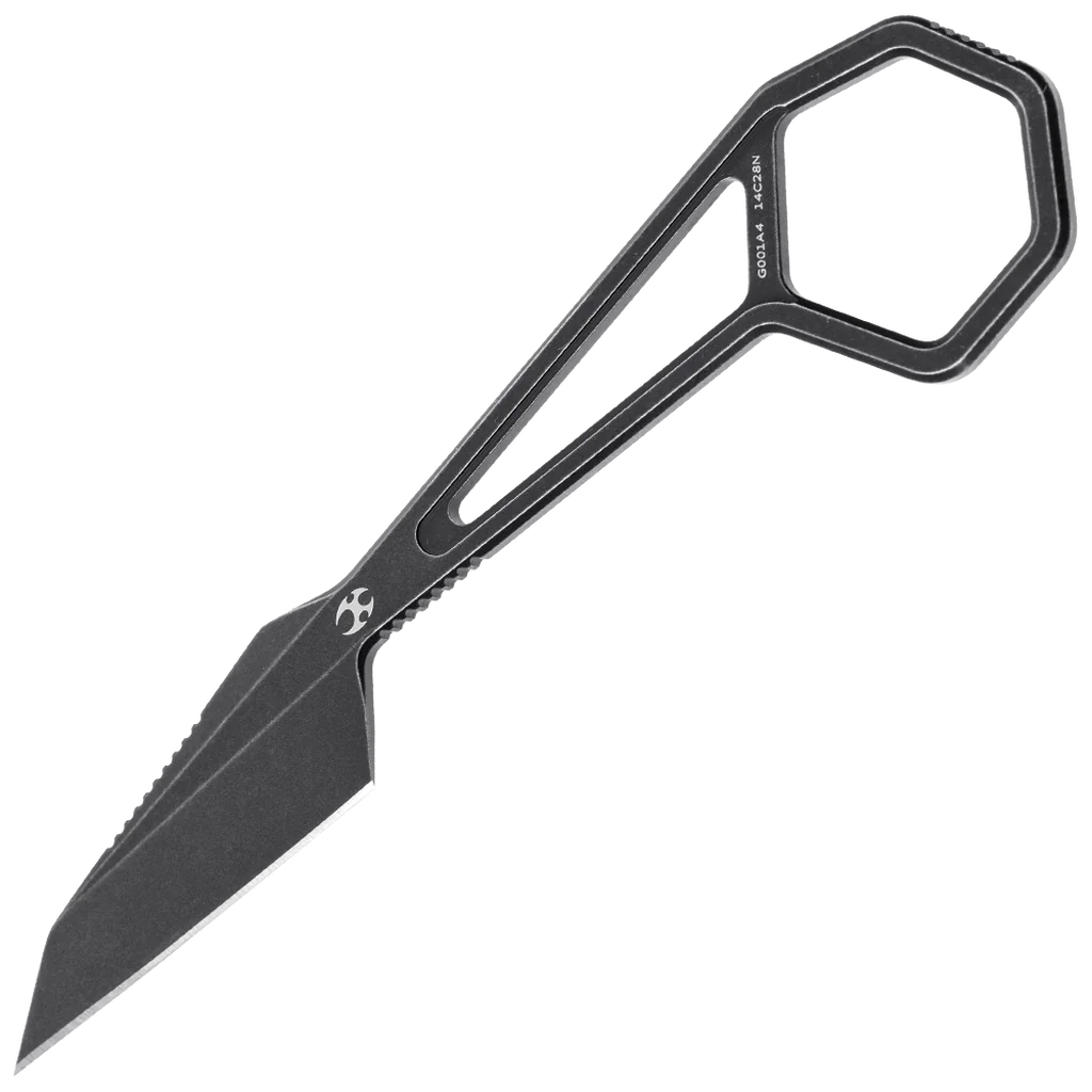 Kansept Hex Fixed Blade Knife - Black
