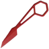 Kansept Hex Fixed Blade Knife - Red