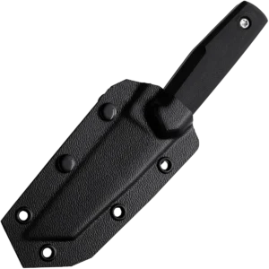 Alternative view of ZA-PAS Geo Survival Knife, Black G10 Handle