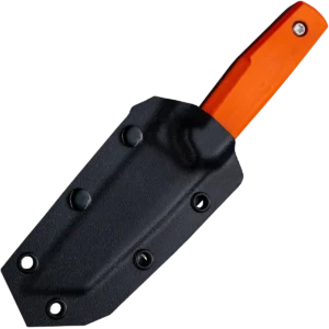 Alternative view of ZA-PAS Geo Survival Knife, Orange G10 Handle