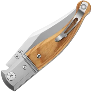 Alternative view of lionSTEEL GITANO Olive Wood