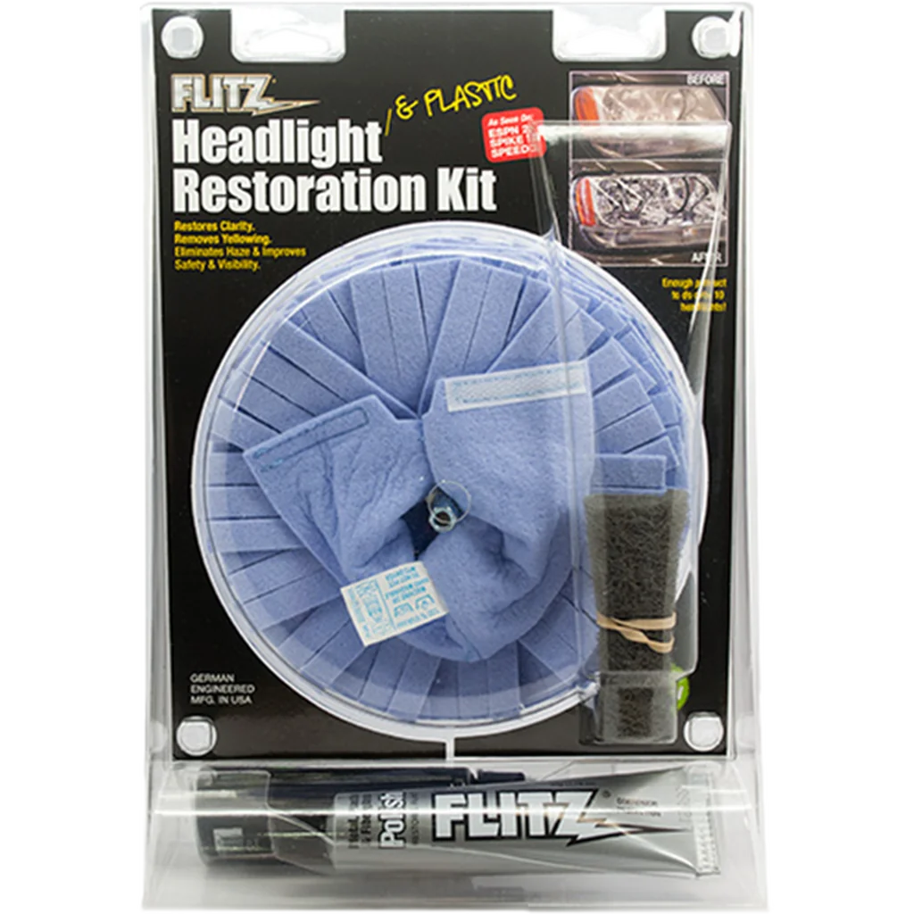 Flitz Headlight Restoration Kit - Restores up to 10+ Headlights!
