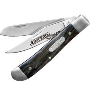 Alternative view of Imperial Stainless Steel 40% ser Blade Pocket Knife. 3Cr13 Steel