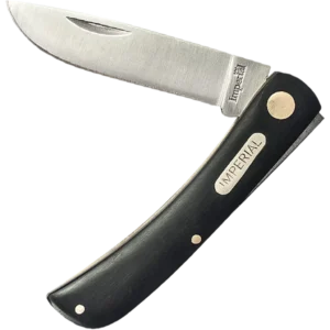 Imperial Folder Black Handle Single Blade