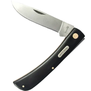 Imperial Folder Large Black Handle Single Blade