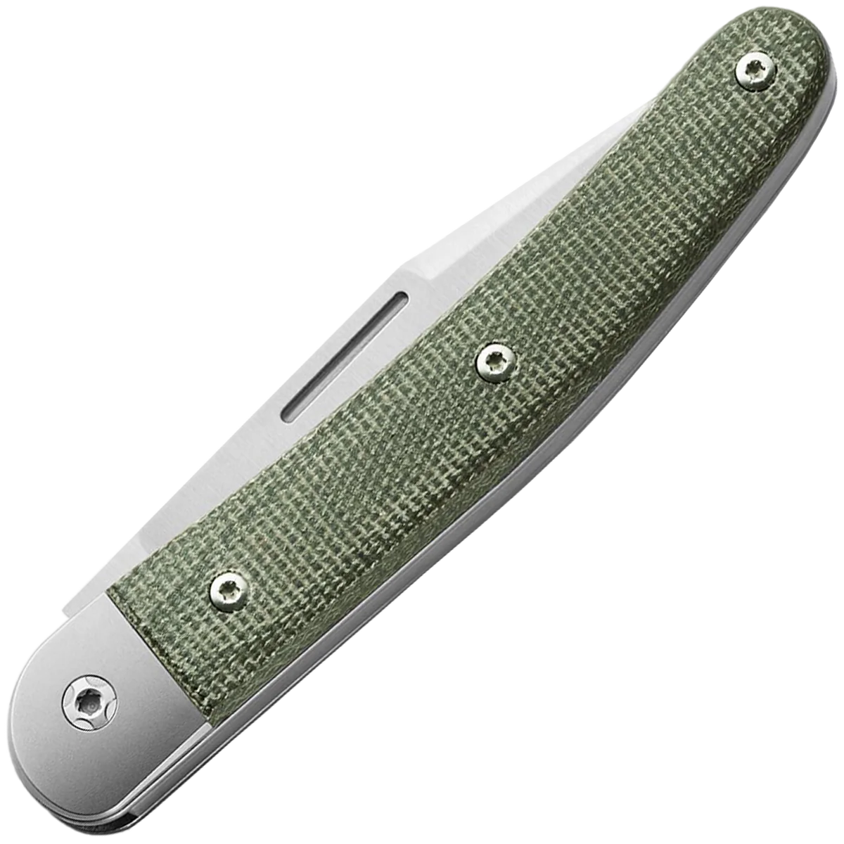 lionSTEEL JK1 Micarta - Green / Silver - Image 2