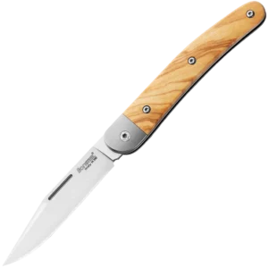 lionSTEEL JK1 Olive Wood - Brown / Silver