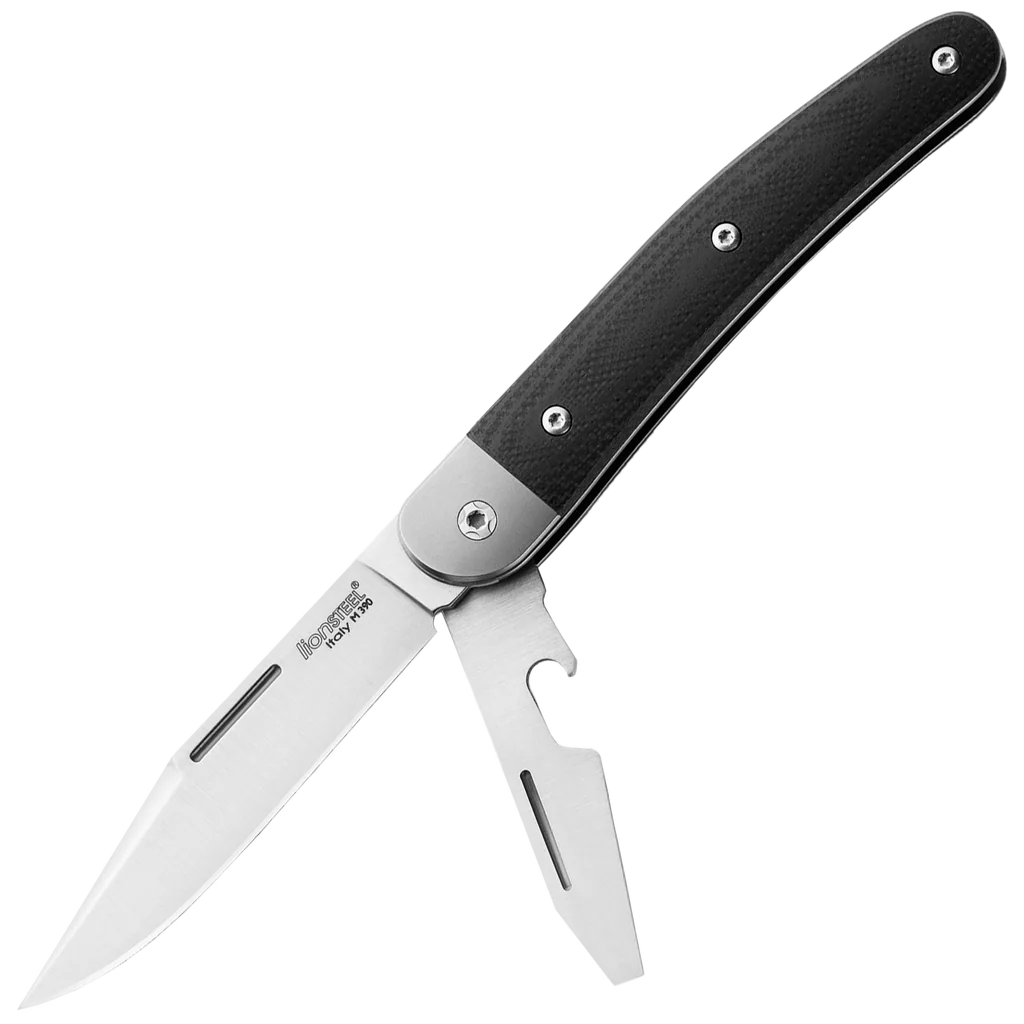 lionSTEEL JACK 2 G10 - Black / Silver