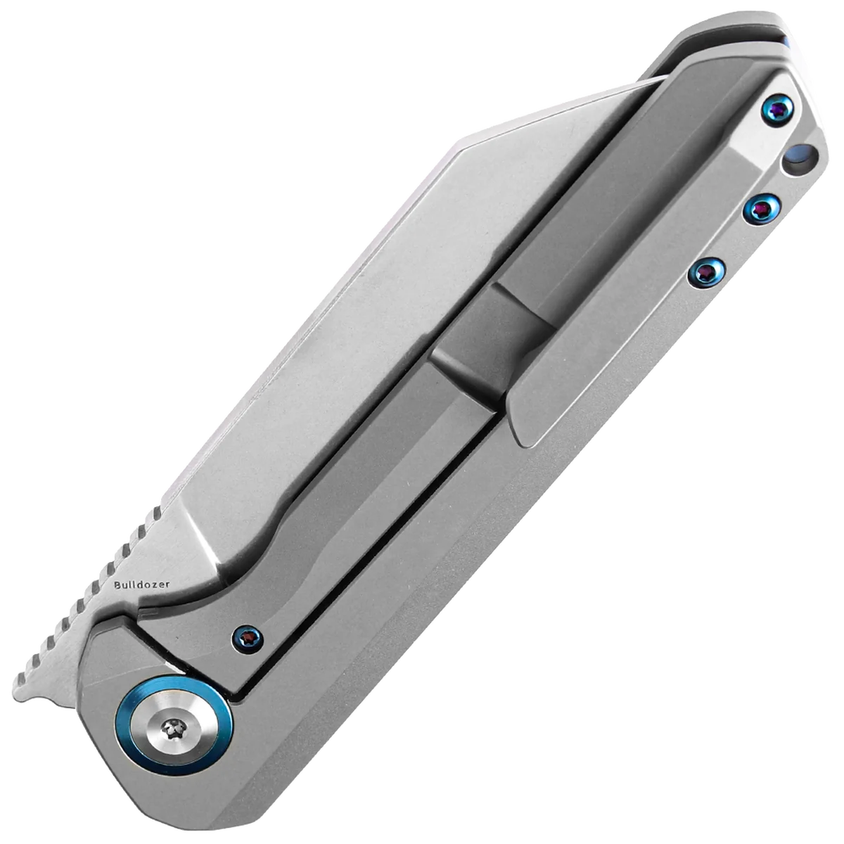 Kansept Bulldozer Titanium Handle (3.56" CPM-20CV Blade) - Image 2