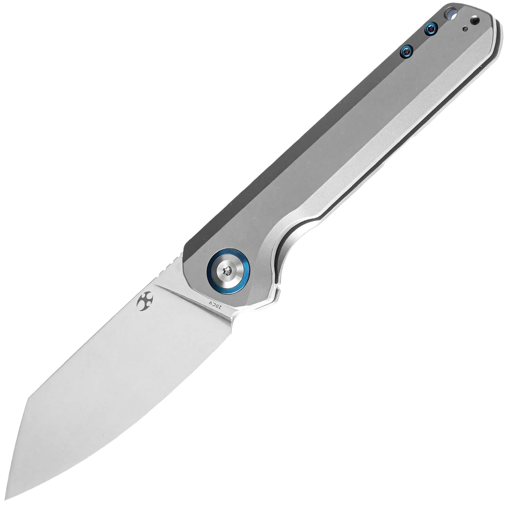 Kansept Bulldozer Titanium Handle (3.56" CPM-20CV Blade)