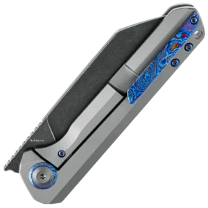 Alternative view of Kansept Bulldozer Anodized Titanium Handle (3.56" CPM-20CV Blade)