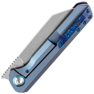 Alternative view of Kansept Bulldozer Timascus Handle (3.56" CPM-20CV Blade)